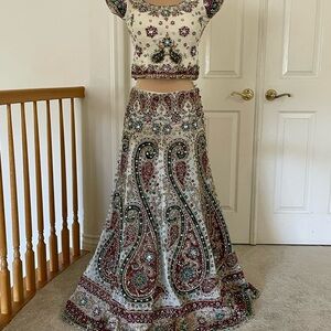 Embroidered Two-Piece Set